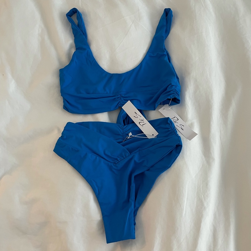 NEW Riot Swim Pico Set in Ocean Blue